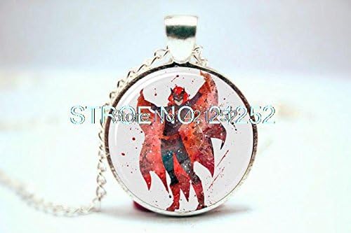 Pretty Lee 2015 Fashion Superhero Batwoman Art Print Necklace Glass Photo Cabochon Necklace Christmas gift