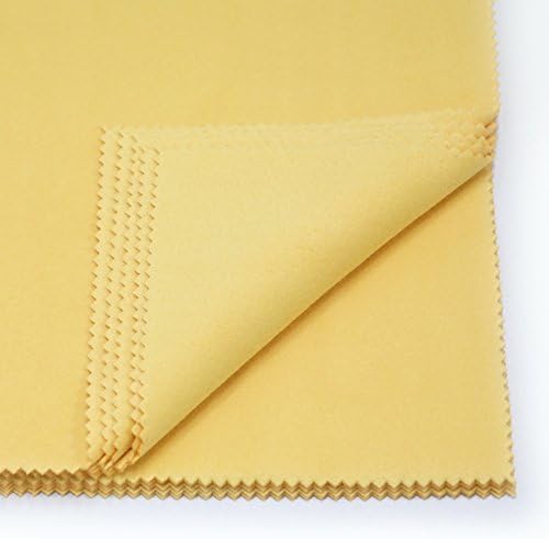 7pcs Microfiber Cloth (Tricot) 11.8"x11.8"Screen Cleaner,Camera,Guitar,Smartphone,Ipad