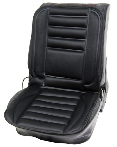 Simply plug into your car?s 12V/DC cigarette lighter socket and this luxuriously padded Seat Cover will warm up in seconds, The Seat Cover operates only when it is being sat on, It has two heat settings, high and low, an...