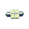 Festoon 31mm 4 SMD5050 LED Cool White, 10-30V DC, 1442WW