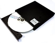 MY-Link Slim USB External CD-ROM Drive, suitable for Samsung NC10, Asus EEE PC , Acer Aspire One , and other Laptops, Windows and Linux Compatible.