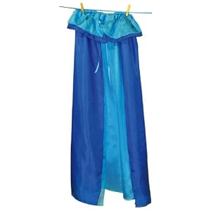 Sarah's Silks Reversible Cape (Blue/Turquoise)