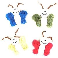 KONG Naturals Crinkle Butterflies Catnip Toy, Colors Vary, 2-Pack
