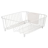 Rubbermaid White Twin Sink Dish Drainer