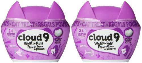 Hagen Cloud 9 What the Fish?! Cat Treat, 1.2-ounce, Salmon (2 Pack)