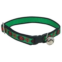 Tickled Pink - Lupine Adjustable Safety Collars for Cats with Bell - 1/2" x 8" - 12"