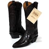 Lucchese Classics 'E2067' Domingo Goat Cowboy Boots Womens 7 - Black Cherry by Lucchese Classics