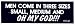 MEN COME IN THREE SIZES SMALL, MEDIUM AND OH MY GOD!!! (BLUE) decal bumper sticker