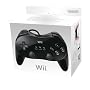 Manette classique pro. Wii Noire
