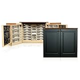 Original Scrapbox Minibox Black Beadboard Craft Storage Cabinet Box