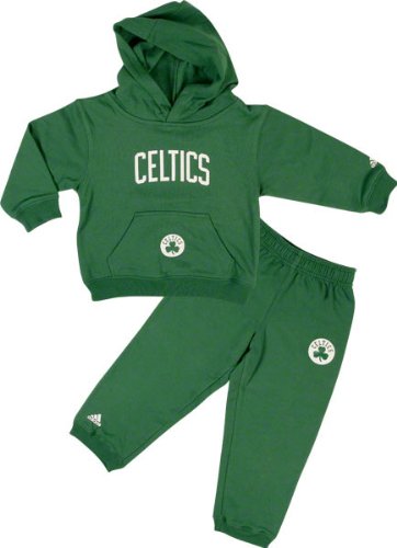 Boston Celtics Green Infant Basic Hooded Fleece Sweatshirt and Fleece Pant Set