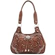 American West Lady Lace Three Compartment Zip Top Scoop Tote