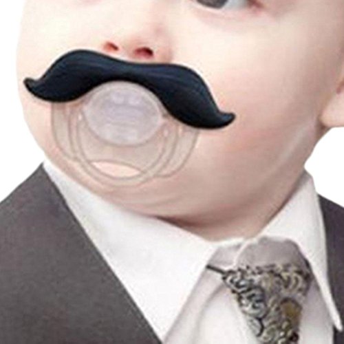 Great Deal(TM) Mustache Pacifier – For Baby 0-6 6-12 Months – For Infants, Newborns, Boys and Girls – Funny Novelty Pacifier – Full Money Back Guarantee Great Deal(TM) Mustache Pacifier – For Baby 0-6 6-12 Months – For Infants, Newborns, Boys and Girls – Funny Novelty Pacifier – Full Money Back Guarantee