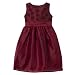 Cherokee® Rosette Dress - Burgundy