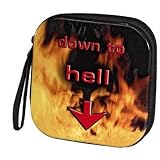 Hama Fall Zinn-Koffer fuer 24 CD / DVD, Thema: Down zur Hoelle