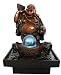 Outdoor Living : Delight Trading TQ772401 Happy Buddha Fountain