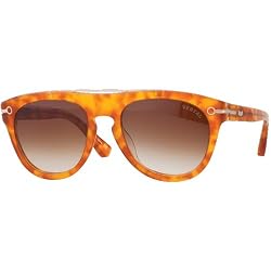 Vestal De Luna Adult Hand Formed Acetate Lifestyle Sunglasses - Honey Tortoise/Light Brown/Gold