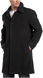 Apparel : London Fog Men's Italian Wool Blend Single Breasted Top Coat