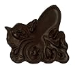 J. Michelle Chocolatier Solid Belgian Dark Chocolate Octopus, Handmade in Hawaii, 2-Count Bag