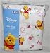Winnie the Pooh Crib Sheet-pink flowers