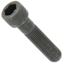 Alloy Steel Socket Cap Screw, Black Oxide Finish, Internal Hex Drive, Meets DIN 912/ISO 898, 5mm Length, Fully Threaded, M2.5-0.45 Metric Coarse Threads, Imported (Pack of 100)
