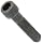 Alloy Steel Socket Cap Screw, Black Oxide Finish, Internal Hex Drive, Meets DIN 912/ISO 898, 5mm Length, Fully Threaded, M2.5-0.45 Metric Coarse Threads, Imported (Pack of 100)