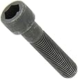 Steel Socket Cap Screw, Black Oxide, Plain Finish, Internal Hex Drive, Meets DIN 912, Right Hand Threads, Metric