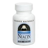 Source Naturals Niacin Vit B-3 100mg, 250 tablets (Pack of 4)