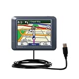 Classic Straight USB Cable for the Garmin Nuvi 255 with Power Hot Sync and Charge capabilities - Gomadic Brand w/ TipExchange Technology