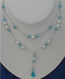 GEMSTONES NECKLACES , PEARLS, SWAROVSKY,QUARTZ ,JP617
