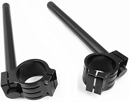 50MM High Quality Motorcycle CNC-Machined Universal Replaceable Motocross Aluminum Clip-On Handlebars Fit For HONDA CBR929/954 2000-2003 Black