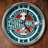 Philadelphia Eagles Chrome Wall Clock