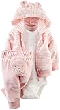 Carter's Baby Girls' 3 Piece Terry Cardigan Set (Baby)