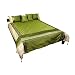 6 Piece Thai Silk Elephant Duvet Set in Jade Size: Queen