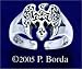 Raven Pentacle Toe Ring