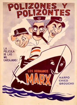 Marx Bros. Polizones Y Polizones, Movie Poster