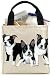 terrier32 - Boston Terrier Puppy Dog Canvas Tote Bag Purse