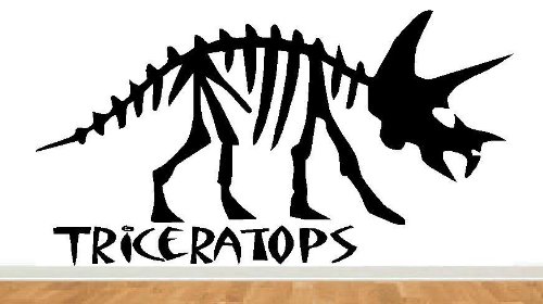 TRICERATOPS FOSSIL DINOSAUR ~ WALL DECAL 13