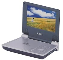 Akai 7" AKK7900 Multi Region Portable DVD Player with in car charger & headphones