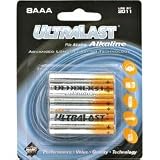 Ultralast AAA Alkaline Batteries - 8 Pack