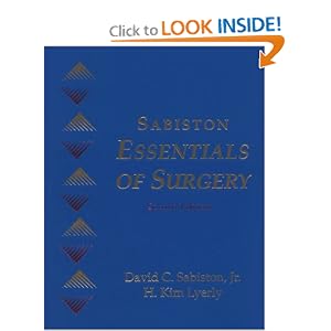 Click here to buy Sabiston Essentials of Surgery by David C. Sabiston and H. Kim Lyerly.