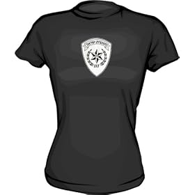 Israel Police Badge Logo Women's tee Shirt in 6 Colors Small thru XL