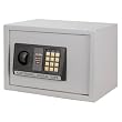 Buddy Products Electronic Floor and Shelf Safe, Heavy-Duty Steel Construction, 8.875 x 9.75 x 13.75 Inches, Platinum (3215-32)