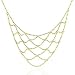 10K Diamond Cut Beaded BIB Design Necklace - 17