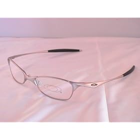 Oakley Wiretap Rx Eyeglasses Frames Silver Size: 54-20