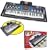 Electronic keyboard playmat