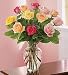 LOVE'S FIRST BLOOM(TM) (MULTICOLORED ROSES)
