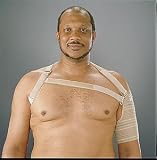 Original Roylan Hemi Arm Sling. Left, Size: Medium, Acromion/Chest: 18-24 [46-61cm] (Ch