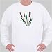 Cattails Sweatshirt Small White