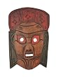 Handmade 'Hunter' Tribal Mask Wall Hanging (Thailand)